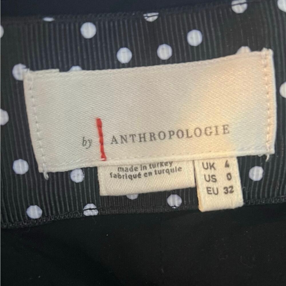 Anthropologie, Floriana Romantic Embroidered Lace Midi Dress, Black, Size 0 - Picture 8 of 14